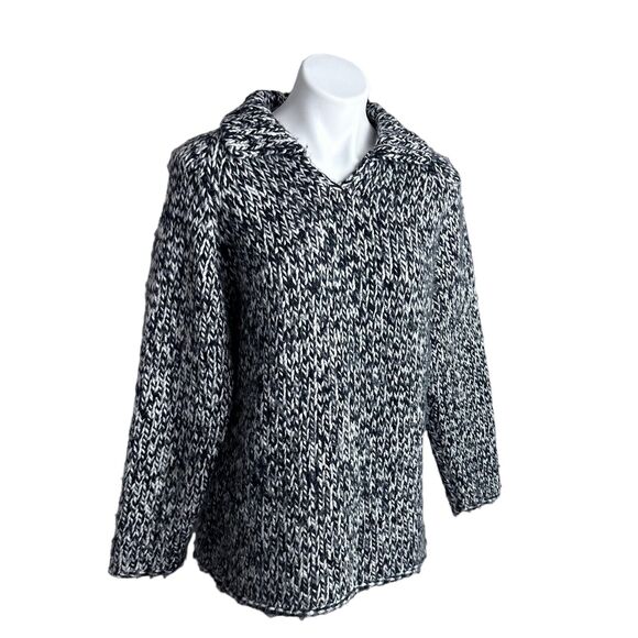 Liz Claiborne Chunky Knit Sweater Marled Pullover Wool Blend Size Medium Y2K - Picture 14 of 16